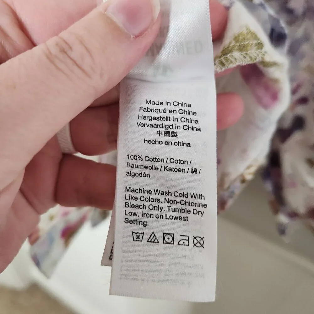 J. CREW FLORAL OBSCURA cinched-waist top in kaleidoscope floral